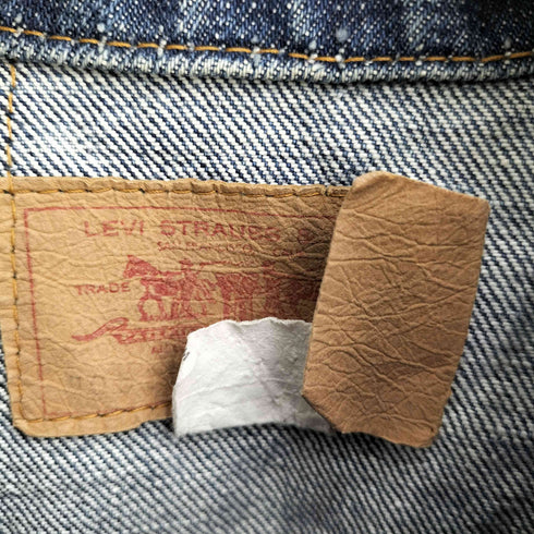 リーバイス Levis 70-80s USA製 ボタン裏52 スモールe 紙パッチ 4thデニムトラッカージャケット メンズ 35