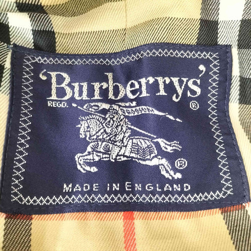 バーバリーズ BURBERRYS 裏地ノヴァチェックステンカラーコート メンズ