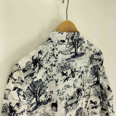 ポールスミス Paul Smith PINK 総柄 レース 刺繍 L/S シャツ レディース EUR:40