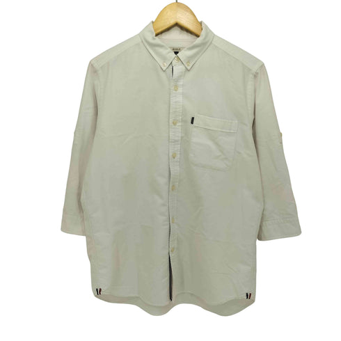 エーグル AIGLE 七分袖 ボタンダウンシャツ メンズ import:L