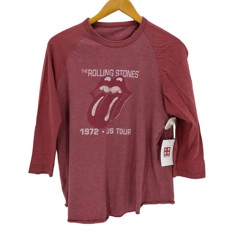 アーティストロゴプリントラグランスリーブTシャツ メンズ