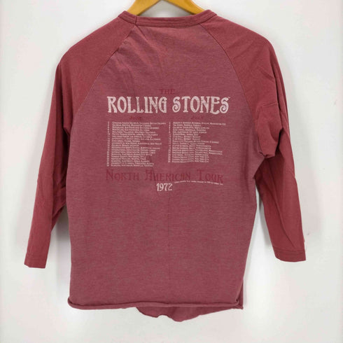 アーティストロゴプリントラグランスリーブTシャツ メンズ