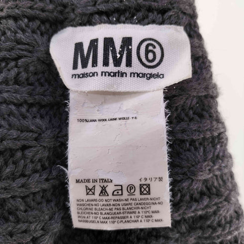 エムエムシックスメゾンマルジェラ MM6 Maison Margiela ここのえ期 ウールマフラー レディース
