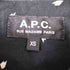 アーペーセー A.P.C. 総柄 バンドカラー L/S シャツ レディース import:XS