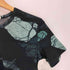 プリーツプリーズイッセイミヤケ PLEATS PLEASE ISSEY MIYAKE 90S 97AW 総柄 プリント ポリ S/S Tシャツ レディース JPN:3