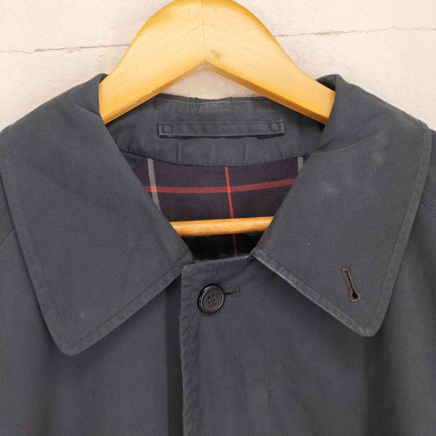 バーバリーズ BURBERRYS MADE IN ENGLAND 裏地チェックステンカラーコート メンズ