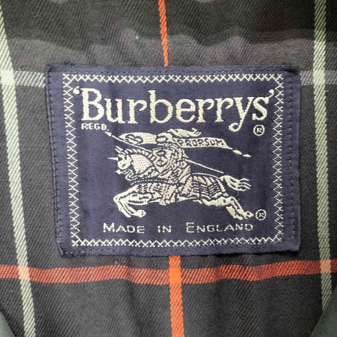 バーバリーズ BURBERRYS MADE IN ENGLAND 裏地チェックステンカラーコート メンズ