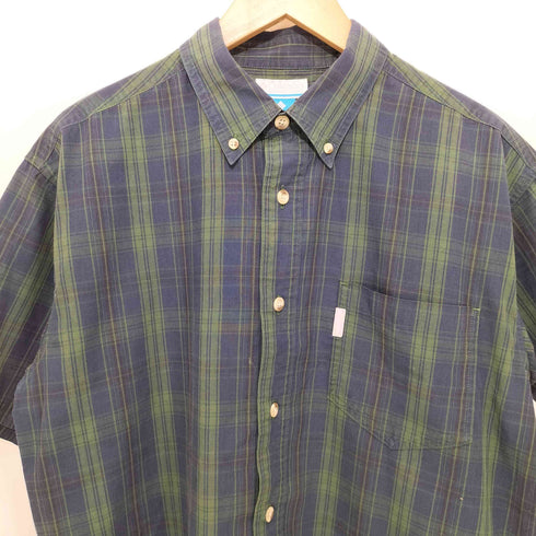 コロンビア Columbia チェック S/S モーズリーシャツ メンズ import:L