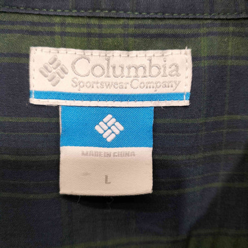 コロンビア Columbia チェック S/S モーズリーシャツ メンズ import:L