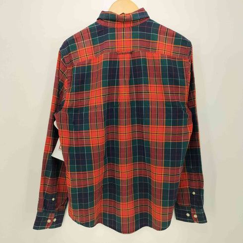 エルエルビーンシグネチャー L.L.Bean SIGNATURE タータンチェック L/S ボタンダウンシャツ メンズ import:M
