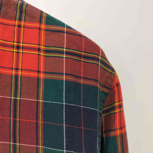 エルエルビーンシグネチャー L.L.Bean SIGNATURE タータンチェック L/S ボタンダウンシャツ メンズ import:M
