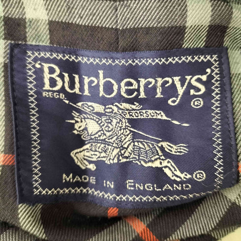 バーバリーズ BURBERRYS MADE IN ENGLAND 裏地ノヴァチェックステンカラーコート メンズ