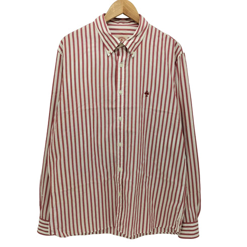 レッドフリースブルックスブラザース Red Fleece Brooks Brothers ストライプ L/S ボタンダウンシャツ メンズ import:L