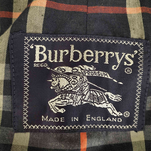 バーバリーズ BURBERRYS MADE IN ENGLAND 裏地ノヴァチェックステンカラーコート メンズ
