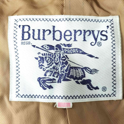 バーバリーズ BURBERRYS カシミヤ混 ハーフコート レディース