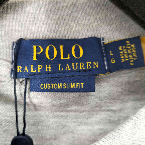 ポロラルフローレン POLO RALPH LAUREN CUSTOM SLIM FIT ビッグポニー刺繍 S/S ポロシャツ メンズ import:L