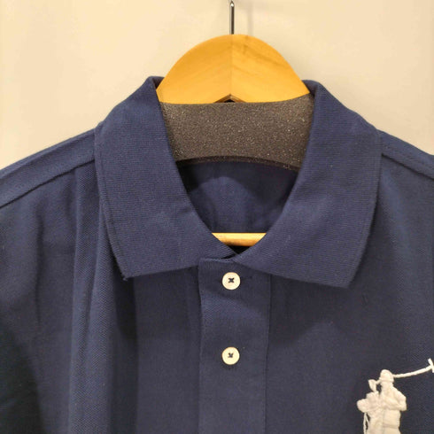 ポロラルフローレン POLO RALPH LAUREN CUSTOM FIT ビッグポニー刺繍 L/S ポロシャツ メンズ import:XL