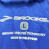 ブルックス BROOKS ロゴプリント リップストップ スイッチングカラー ジップアップジャケット メンズ import:L