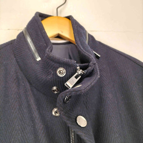 ヒューゴボス HUGO BOSS カシミヤ混スタンドカラーコート メンズ