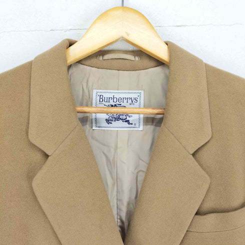 バーバリーズ BURBERRYS カシミヤ混 チェスターコート メンズ