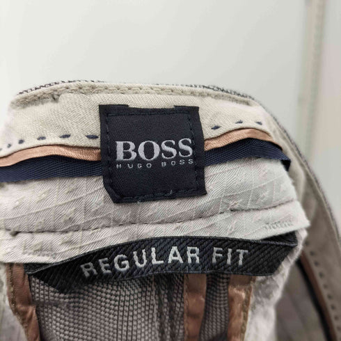 ヒューゴボス HUGO BOSS チェック柄スラックス メンズ