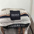 ヒューゴボス HUGO BOSS チェック柄スラックス メンズ