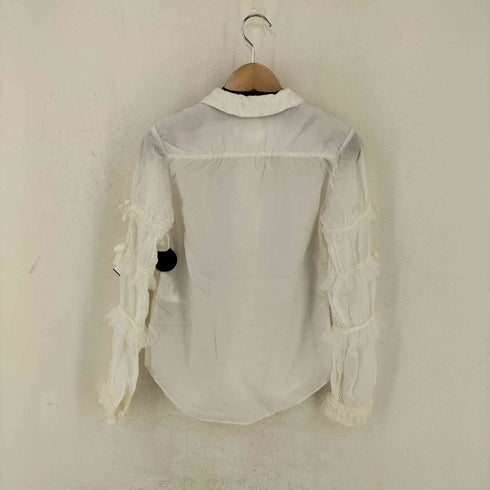 コムデギャルソンコムデギャルソン COMME des GARCONS COMME des GARCONS 10SS アームフリル キュプラシャツ レディース JPN:S