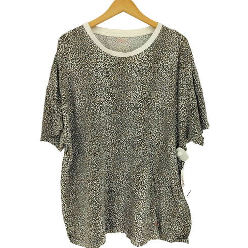 シュプリーム Supreme 19SS Leopard Tagless Tees レオパード タグレス Tシャツ メンズ import:XL