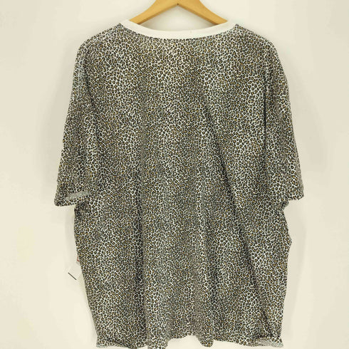 シュプリーム Supreme 19SS Leopard Tagless Tees レオパード タグレス Tシャツ メンズ import:XL