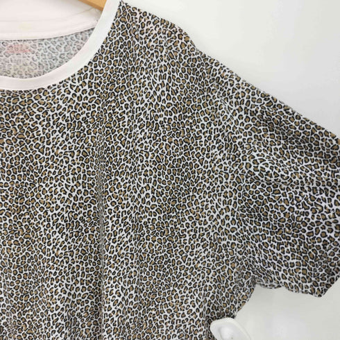 シュプリーム Supreme 19SS Leopard Tagless Tees レオパード タグレス Tシャツ メンズ import:XL