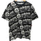 アディダス adidas 00s 総柄 プリントTシャツ トレフォイルロゴ メンズ JPN:M