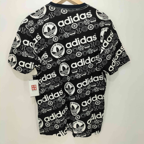アディダス adidas 00s 総柄 プリントTシャツ トレフォイルロゴ メンズ JPN:M