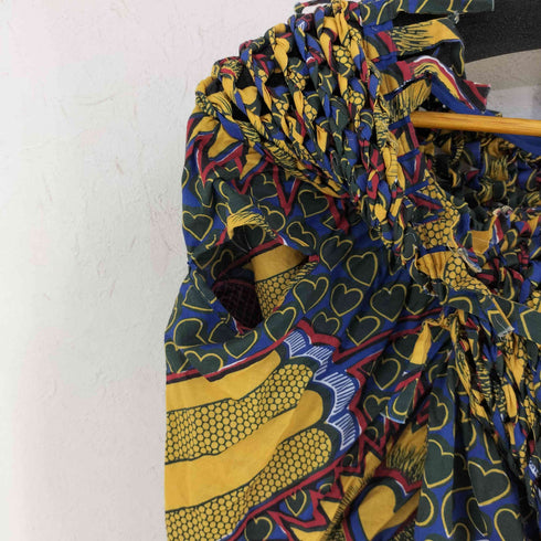 ジュンヤワタナベコムデギャルソン JUNYA WATANABE COMME des GARCONS 09SS アフリカンバティック柄 チュニック レディース JPN:XS