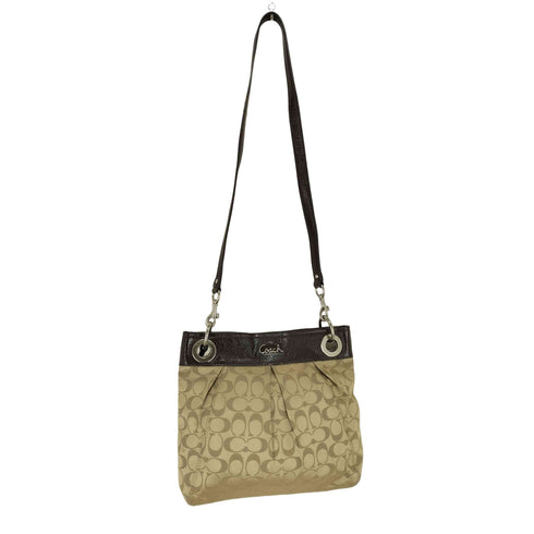 コーチ COACH シグネチャーロゴエナメルレザーショルダーバッグ レディース