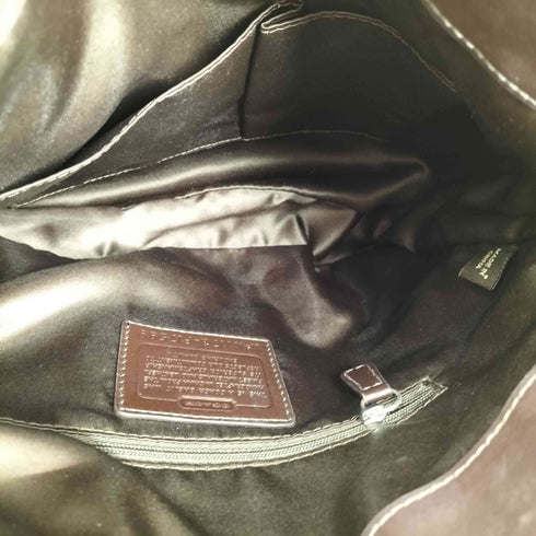 コーチ COACH シグネチャーロゴエナメルレザーショルダーバッグ レディース