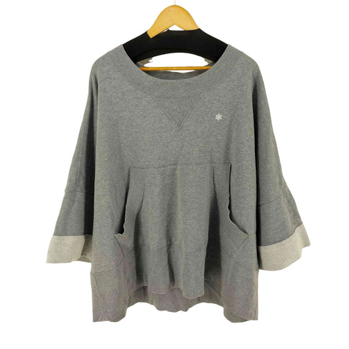 コムデギャルソンガンリュウ COMME des GARCONS GANRYU 09SS オーバーサイズスウェット Vガゼット レディース JPN:XS