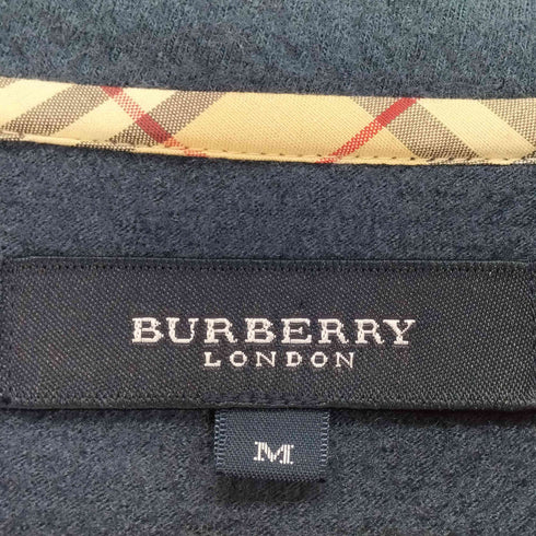バーバリーロンドン BURBERRY LONDON ポケットロゴ刺繍ニットジャケット メンズ m
