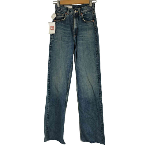 ザラ ZARA FULL LENGTH TRF HIGH RISE WIDE LEG JEANS レディース 32