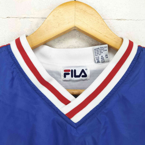 フィラ FILA 90s トリコカラーvネックピステ メンズ S