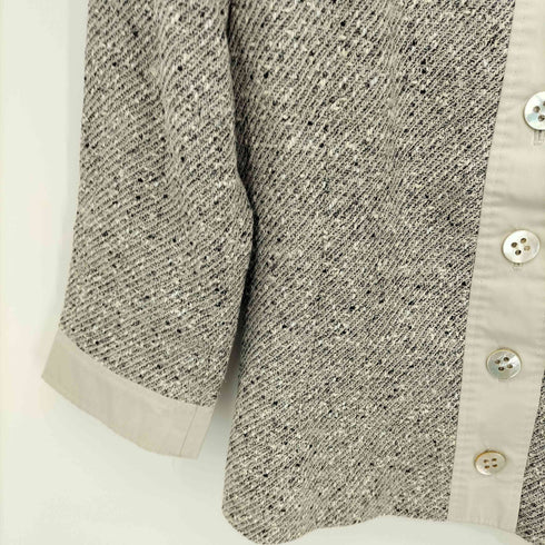 マックスマーラ MAX MARA 銀タグ ノーカラー ツイードジャケット レディース JPN:40