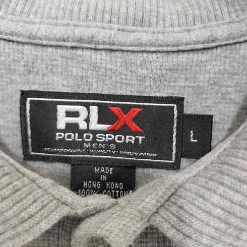 アールエルエックスラルフローレン RLX RALPH LAUREN ロゴ刺繍 ワッフルS/Sポロシャツ メンズ JPN:L
