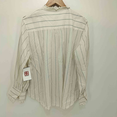 イエナ IENA コットンリヨセルシルクフリルシャツブラウス レディース