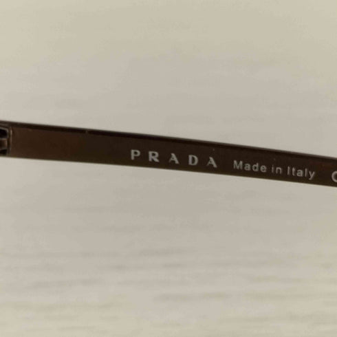 プラダ PRADA イタリア製 ロゴ メタル フルリム サングラス メンズ