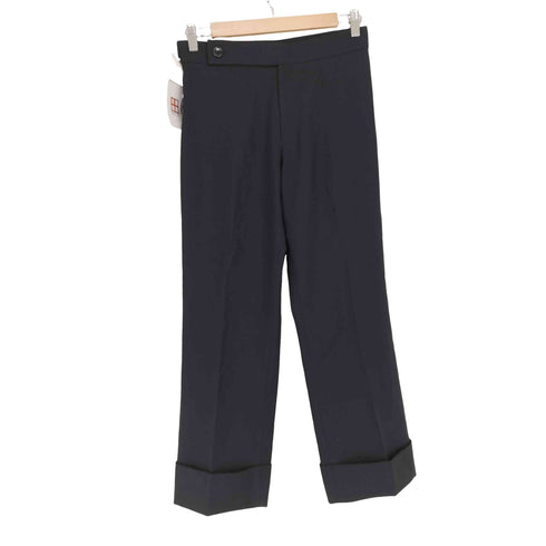 ヨウジヤマモト Yohji Yamamoto 17SS 100番台ウールギャバフレアスラックス レディース 1