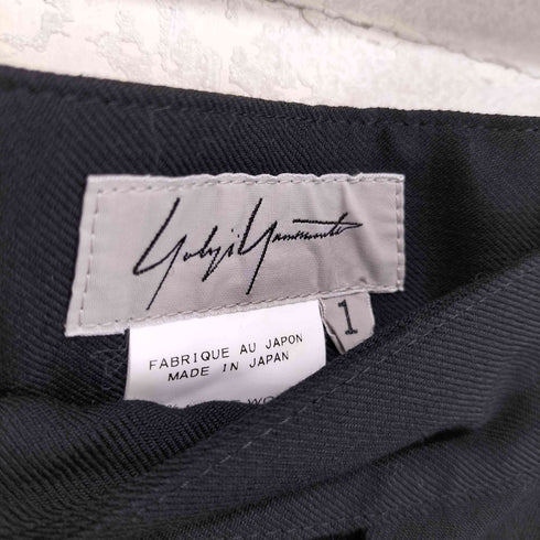 ヨウジヤマモト Yohji Yamamoto 17SS 100番台ウールギャバフレアスラックス レディース 1