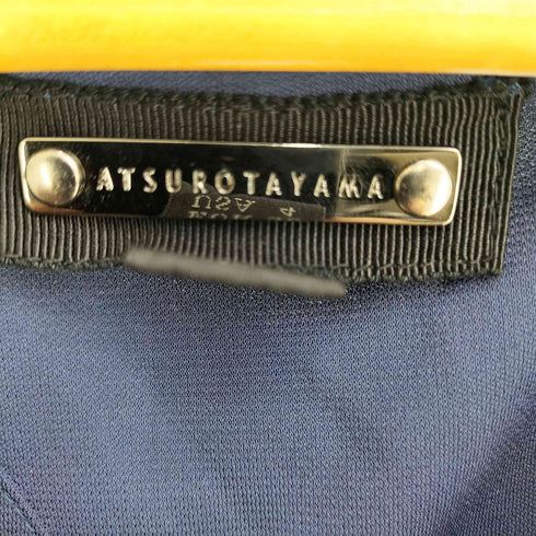 アツロウタヤマ ATSURO TAYAMA 袖ジップ ドレープスリットチュニック レディース EUR 36