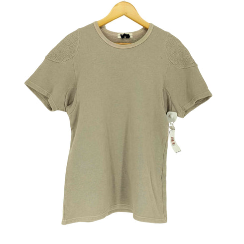 YLTS ショルダーパッチデザイン半袖スウェット メンズ M