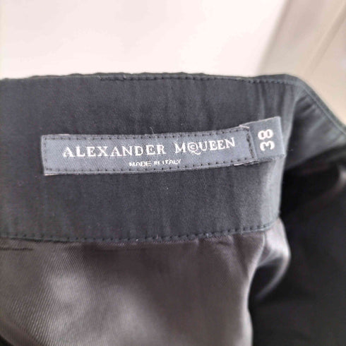 アレキサンダーマックイーン Alexander McQueen 2004年モデル バックカットオフコットンタイトスカート レディース 38