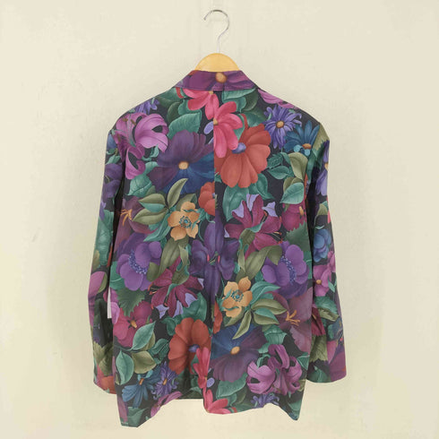 アルフレッドダナー ALFRED DUNNER USA製 花柄 テーラードジャケット メンズ 16