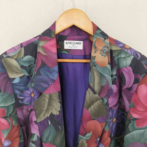 アルフレッドダナー ALFRED DUNNER USA製 花柄 テーラードジャケット メンズ 16